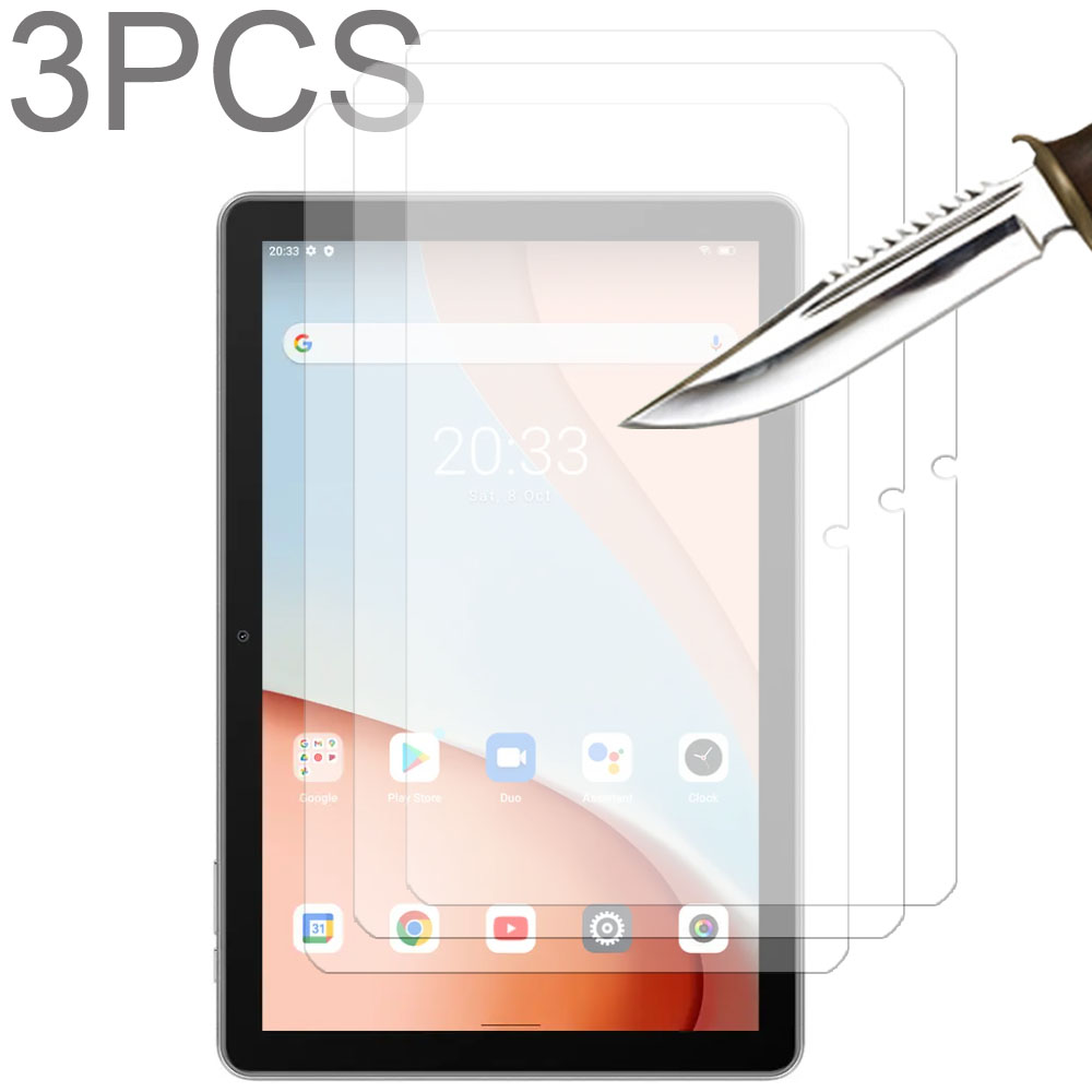 Blackview Tablet Accessories - 強化ガラススクリーンプロテクター,タブレットフィルム,黒の保護,wifi 7タブ,10.1インチ,3パック