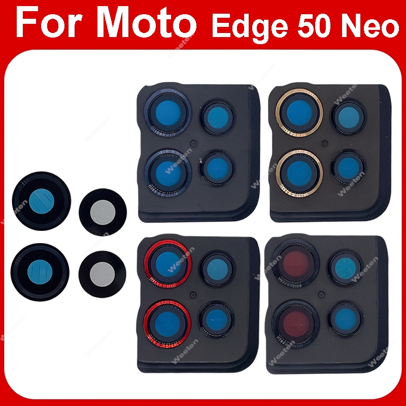 Motorola Tablet Accessories - カメラレンズカバーモトローラ MOTO エッジ 50 ネオ携帯電話高光プロフェッショナル修理部品安定した材料の交換