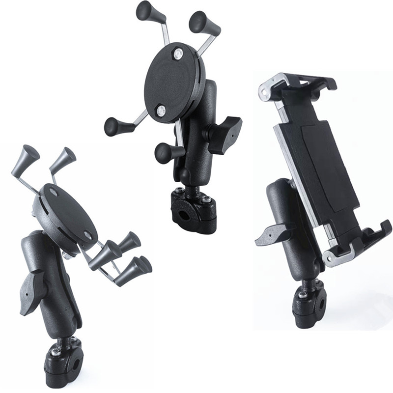 Tablet Accessories Must Have - ユニバーサルカーバックシートヘッドレストマウントホルダー、ダブルソケットアーム付きスマホホルダー、iPad/スマホ用、ラムマウント対応