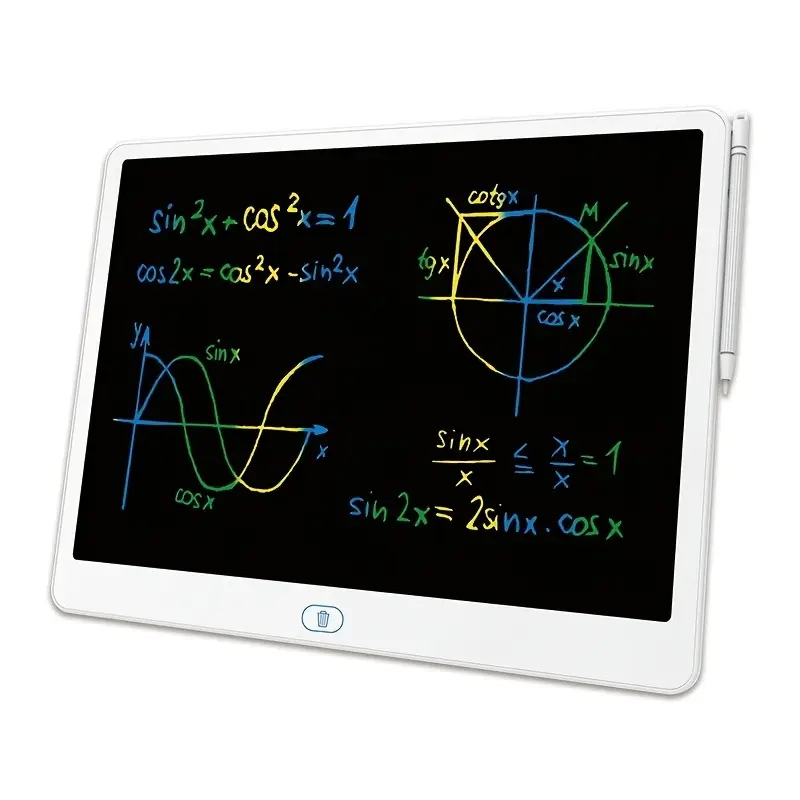 Graphic Tablet Accessories - 16インチLCDライティングタブレット デジタル描画ボード 再利用可能な電子手書きパッド 消去可能なグラフィックノートパッド 子供、学生、オフィス、家庭でのメモ取りに最適
