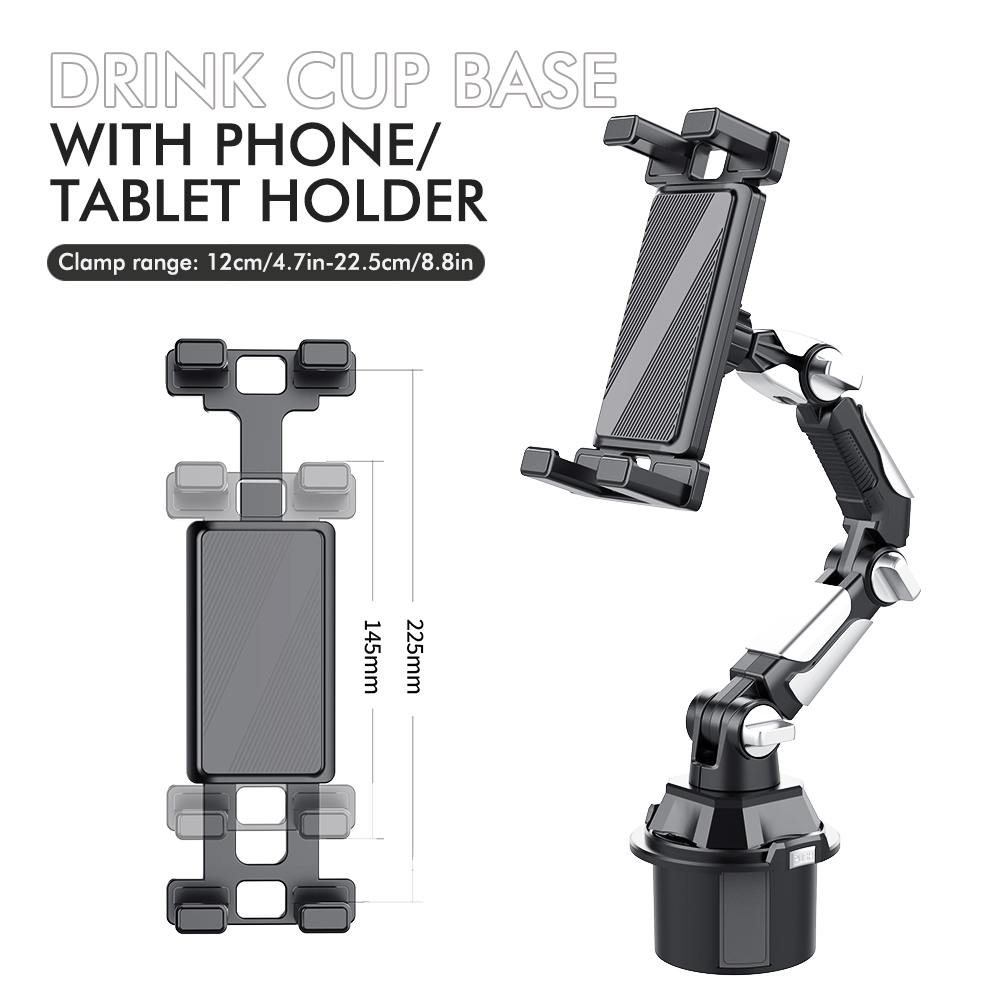 Tablet Accessories Must Have - 車のカップホルダー車の車載ウォーターカップホルダーロングジョイント位置携帯電話タブレットコンピュータユニバーサル車ブラケット