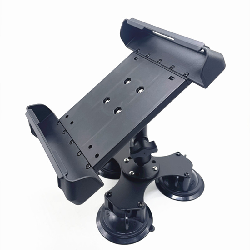 Tablet Accessories Must Have - トリプル/デュアル吸盤タブレットマウント、7～8インチの耐風・耐衝撃・耐水タブレット用、1インチボール付き、フロントガラスとダッシュボード用、ラムマウント対応