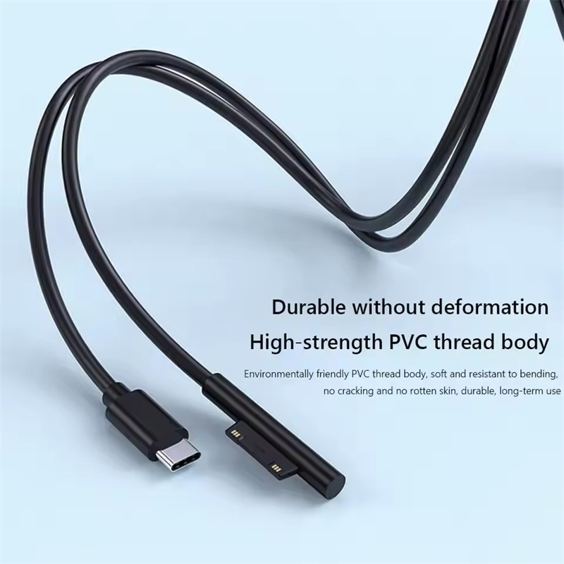 Windows Tablet Accessories - PD 65W急速充電USB Type-C電源ケーブル Microsoft Surface Pro