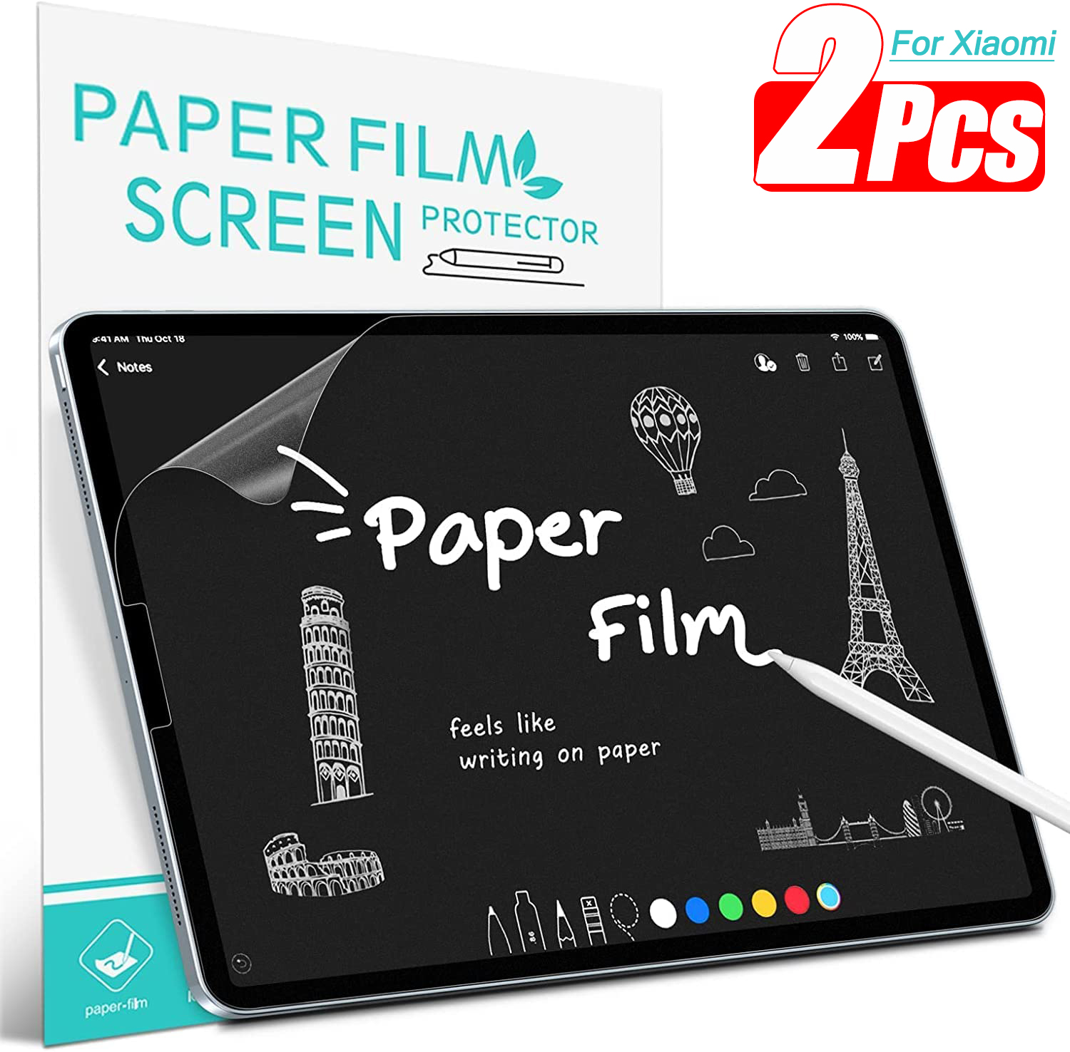 Tcl Tablet Accessories - 紙の感触スクリーンプロテクターフィルムマット PET 絵画書き込み Xiaomi Mi パッド