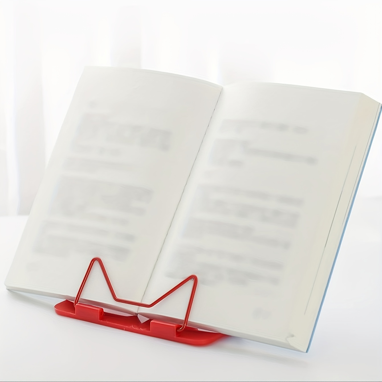 折りたたみ式デスクトップブックスタンド、角度調整可能な読書ホ - Tablet Stand Accessories のレビューと価格