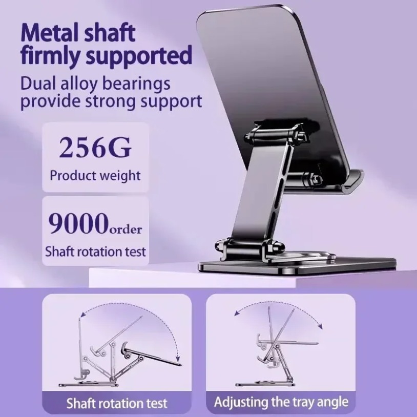 ユニバーサルメタル360 °   回転可能な電話タブレットス - Tablet Stand Accessories のレビューと価格