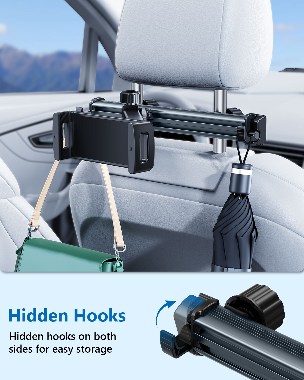 Hipacool 車用タブレット ホルダー スタンド ヘッド - Tablet Accessories Must Have のレビューと価格