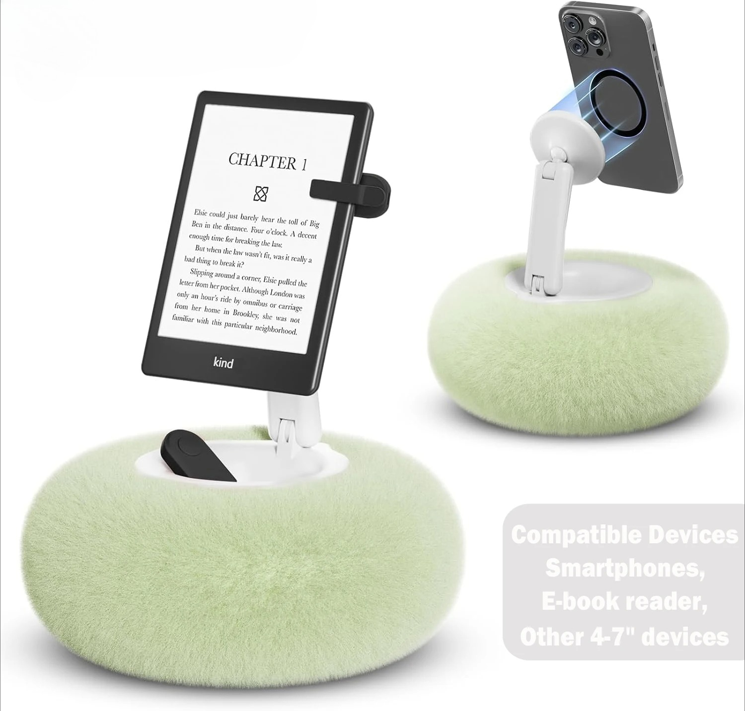 2025年式 マグネット式枕型スタンド Kindle電子書籍 - Tablet Stand Accessories のレビューと価格
