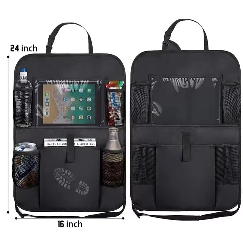 カーシートオーガナイザー 多機能オックスフォード生地 車用後 - Tablet Accessories Must Have のレビューと価格