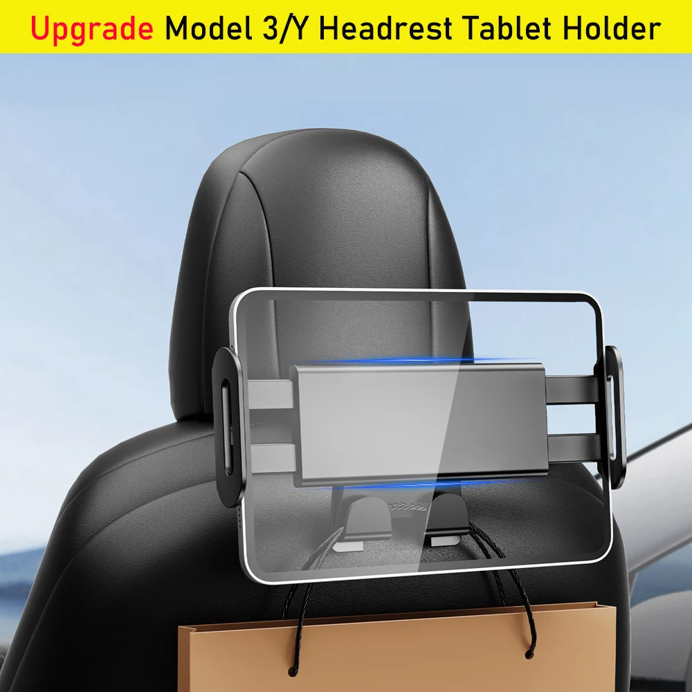テスラ モデルY モデル3用タブレットホルダー ヘッドレスト - Tesla Tablet Accessories のレビューと価格