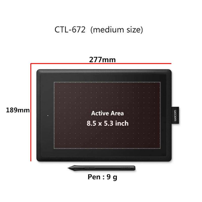Wacom-グラフィックタブレットCTL-672 x 10. - Wacom Tablet Accessories のレビューと価格