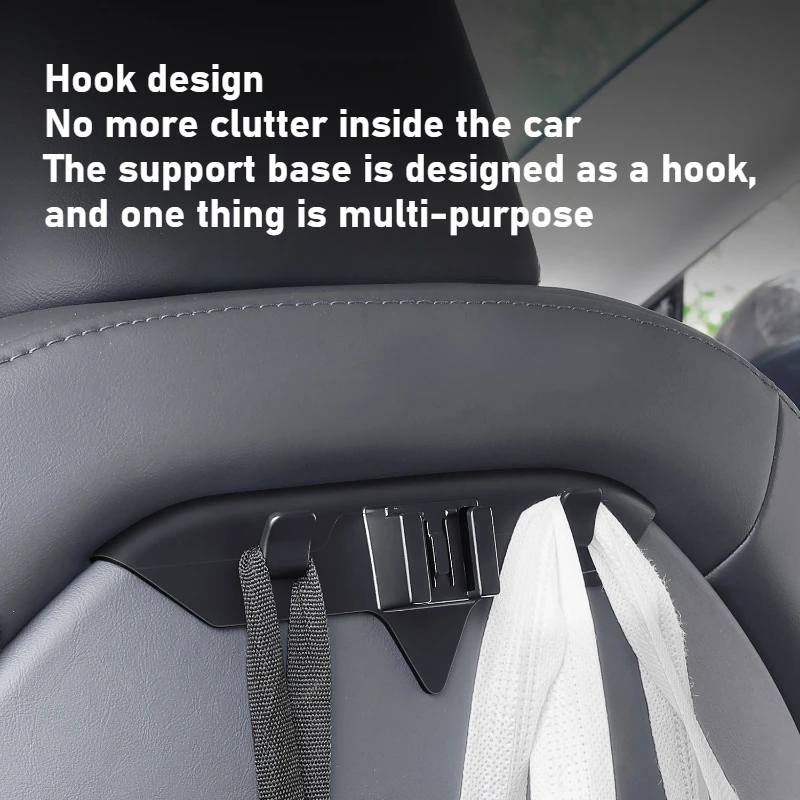 テスラカーシートバックフック,アクセサリー,リアシート,電話 - Tesla Tablet Accessories のレビューと価格