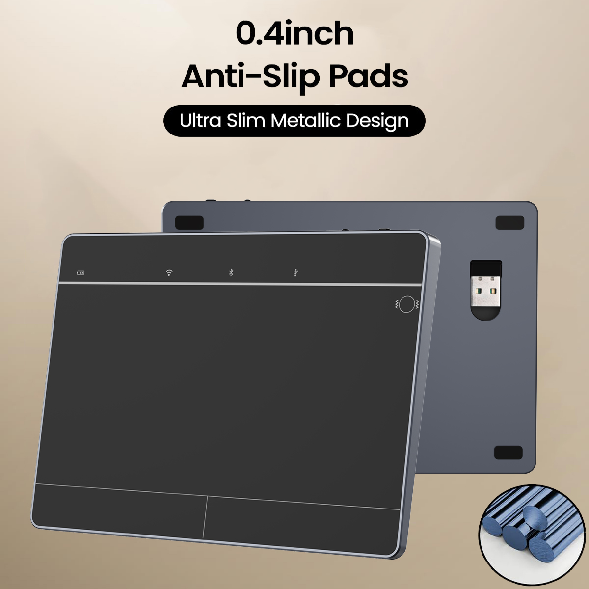 JOMAA 充電式 Bluetooth タッチパッド USB - Windows Tablet Accessories のレビューと価格