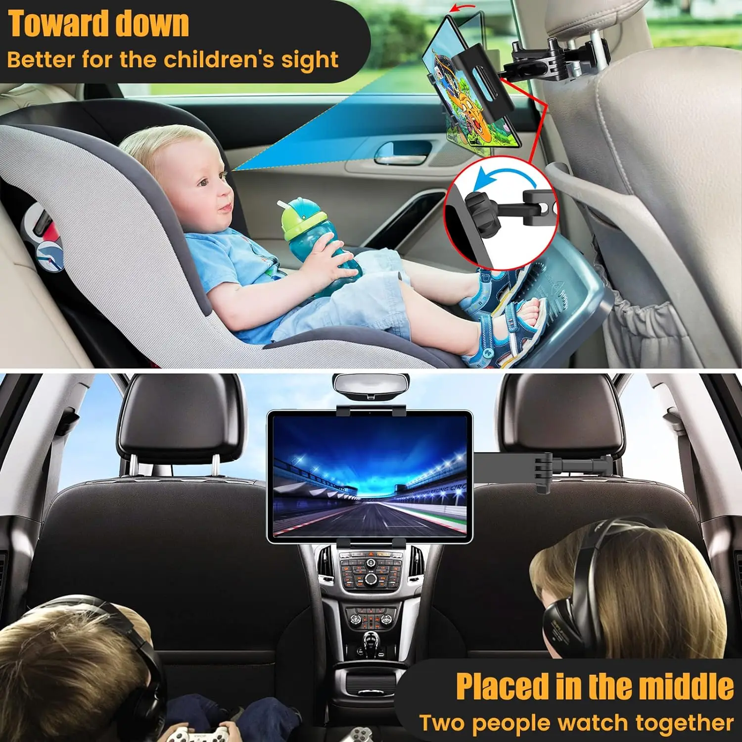 車用タブレットホルダー、ipad タブレット/ipad/電話 - Tablet Accessories Must Have のレビューと価格