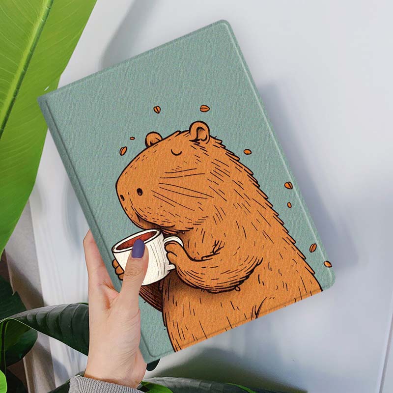漫画カピバラバブルティー柄 サムスン Galaxy Tab  - Samsung Tablet S11 Accessories のレビューと価格
