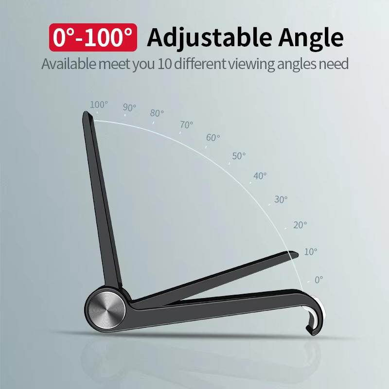 ユニバーサル折りたたみ式デスクフォンホルダー、ポータブル調整 - Tablet Stand Accessories のレビューと価格