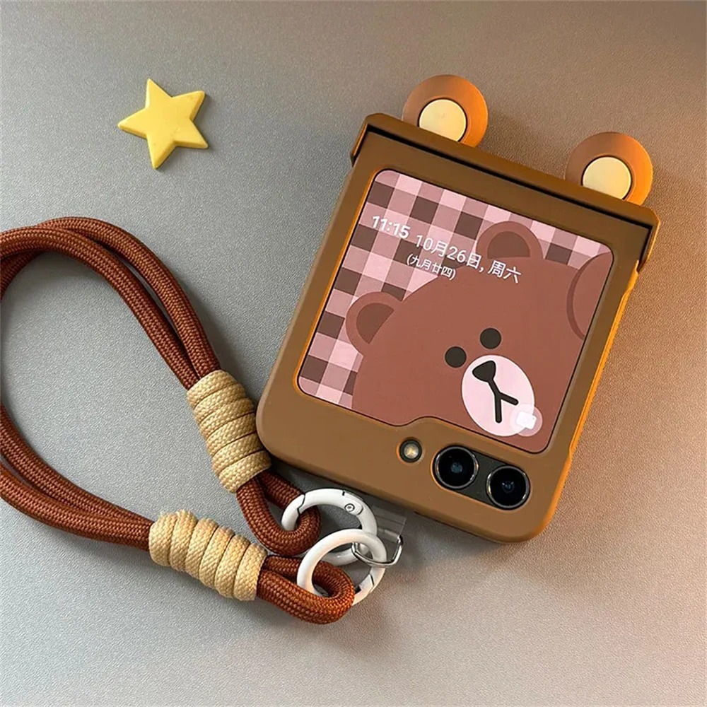 韓国のかわいい漫画風クマ耳ケース、Samsung Galax - Motorola Tablet Accessories のレビューと価格