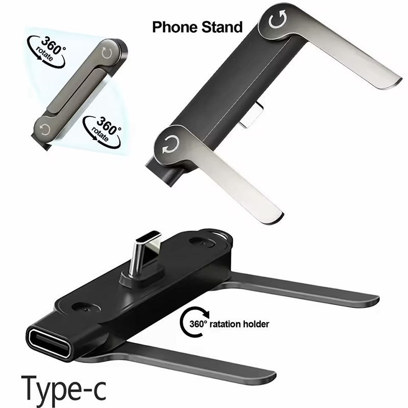 フラットタイプC型携帯電話充電ブラケットアダプター 240W - Tablet Stand Accessories のレビューと価格