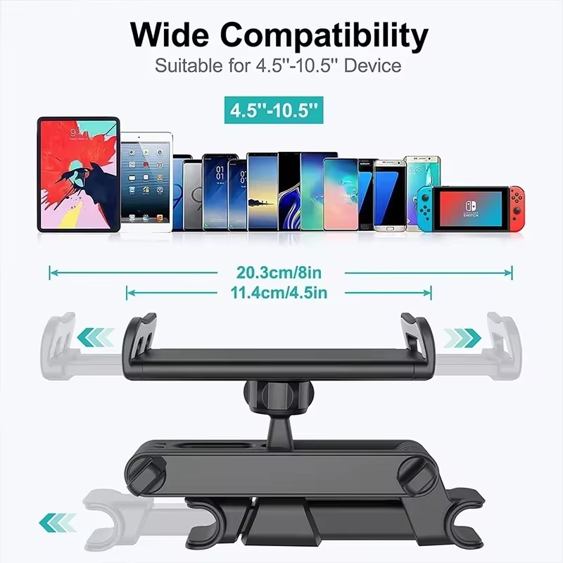 360度回転式ユニバーサルカーヘッドレストホルダー °    - Tablet Accessories Must Have のレビューと価格