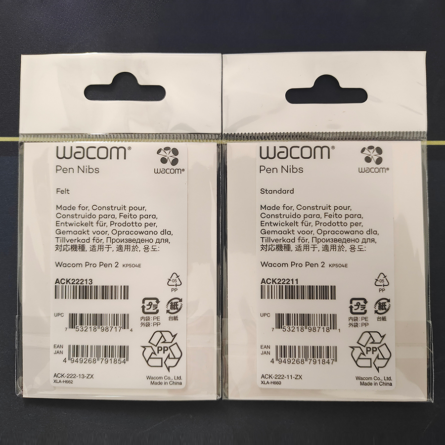 10ピース/パックワコムプロペン2標準黒ペン先/フェルトKP - Wacom Tablet Accessories のレビューと価格
