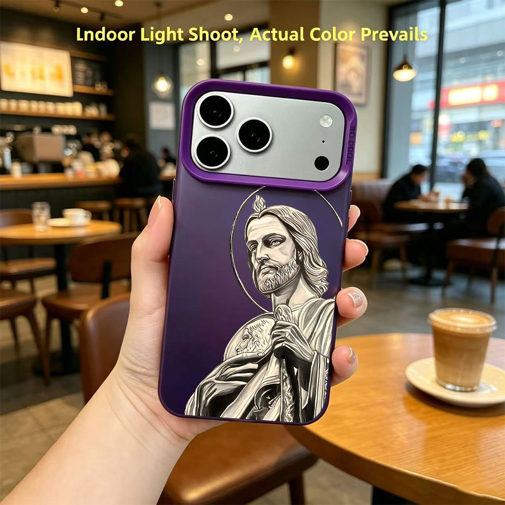 サン・ジュダス・タデオ柄デザインのiPhoneケース（iPh - Apple Iphone 15 Pro Max のレビューと価格