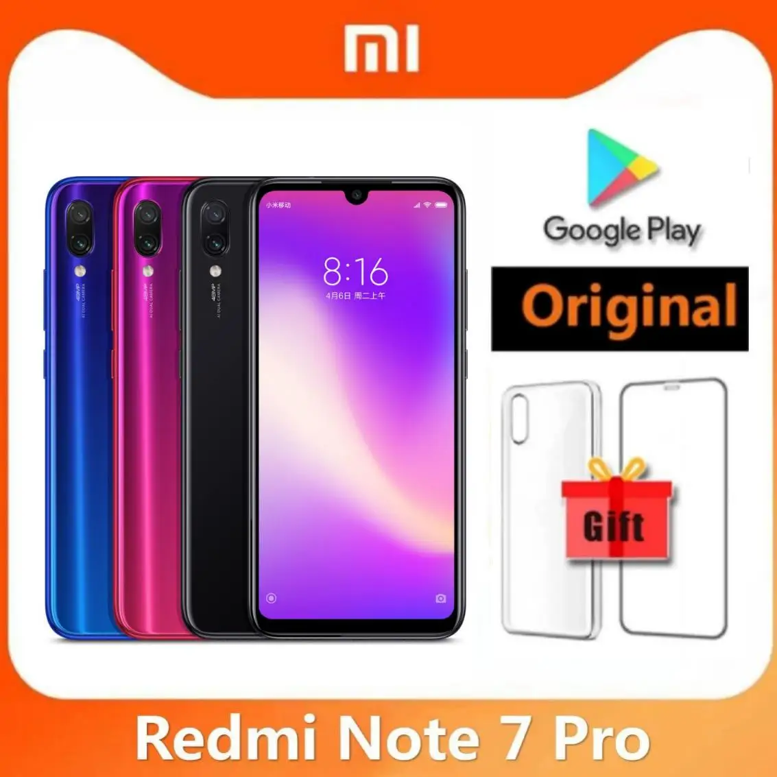 Xiaomi Redmi 注 7 プロオリジナルスマートフォ - Mobile & Tablet Accessories のレビューと価格