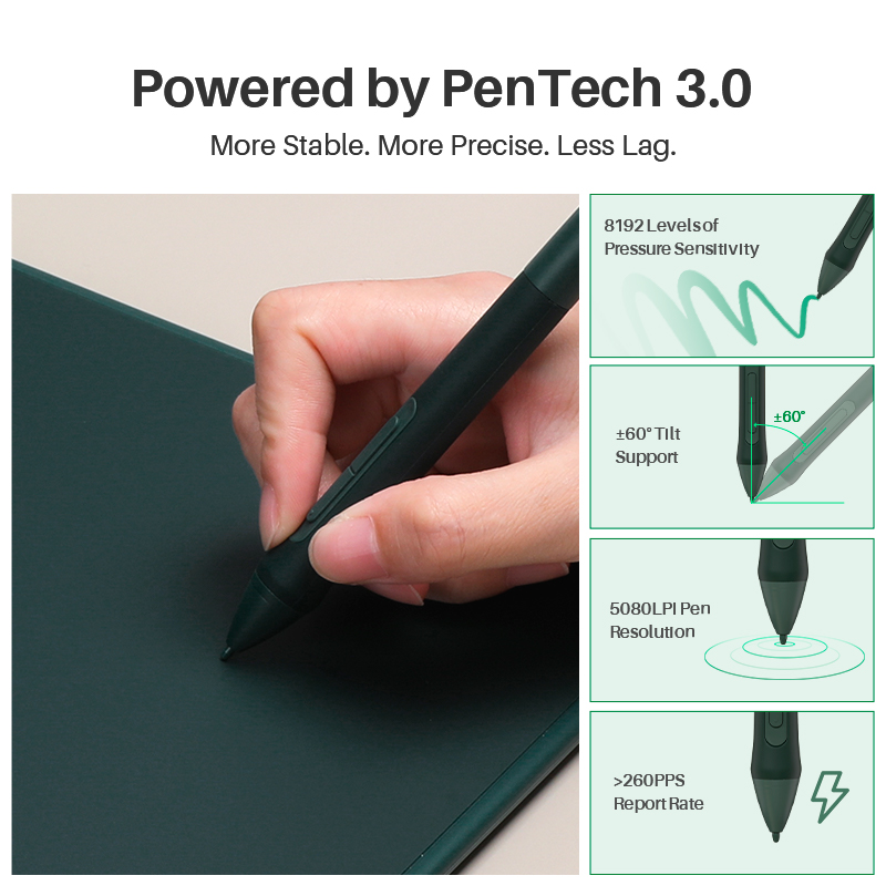 Huion Inspiroy 2 M H951P グラフィッ - Graphic Tablet Accessories のレビューと価格