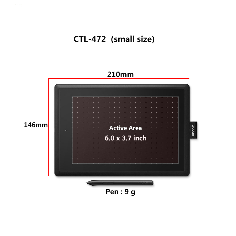 One by Wacom CTL-472 デジタル グラフィ - Wacom Tablet Accessories のレビューと価格