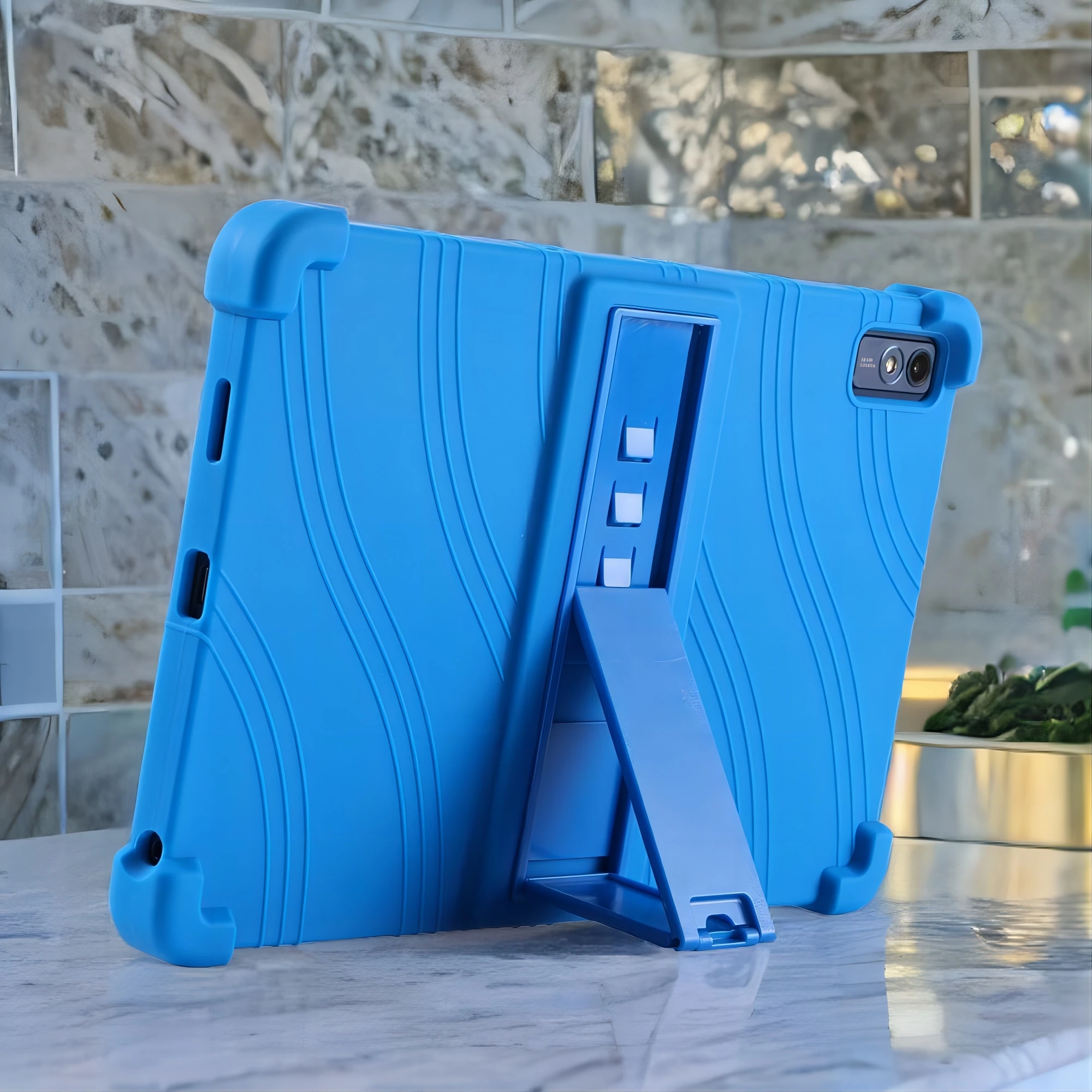 耐衝撃性シリコンスタンドカバー,Lenovo M10 5g, - Lenovo Tablet M10 Accessories のレビューと価格