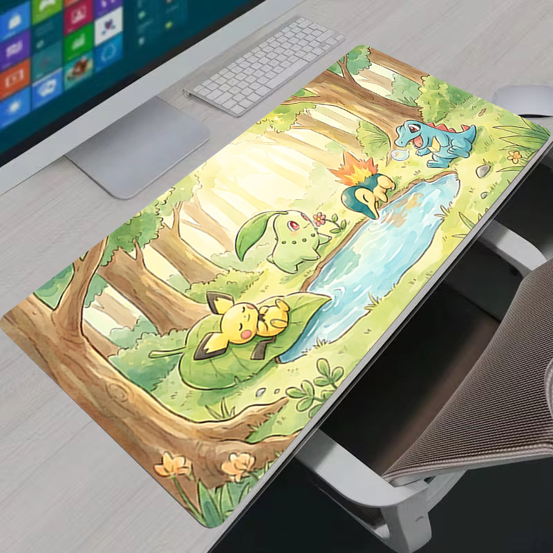 マウスパッドアニメ PC ゲーマーキャビネットマウスパッド  - Tablet With All Accessories のレビューと価格